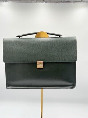 Louis Vuitton Taiga Serviette Kourad Epicea Briefcase M30074